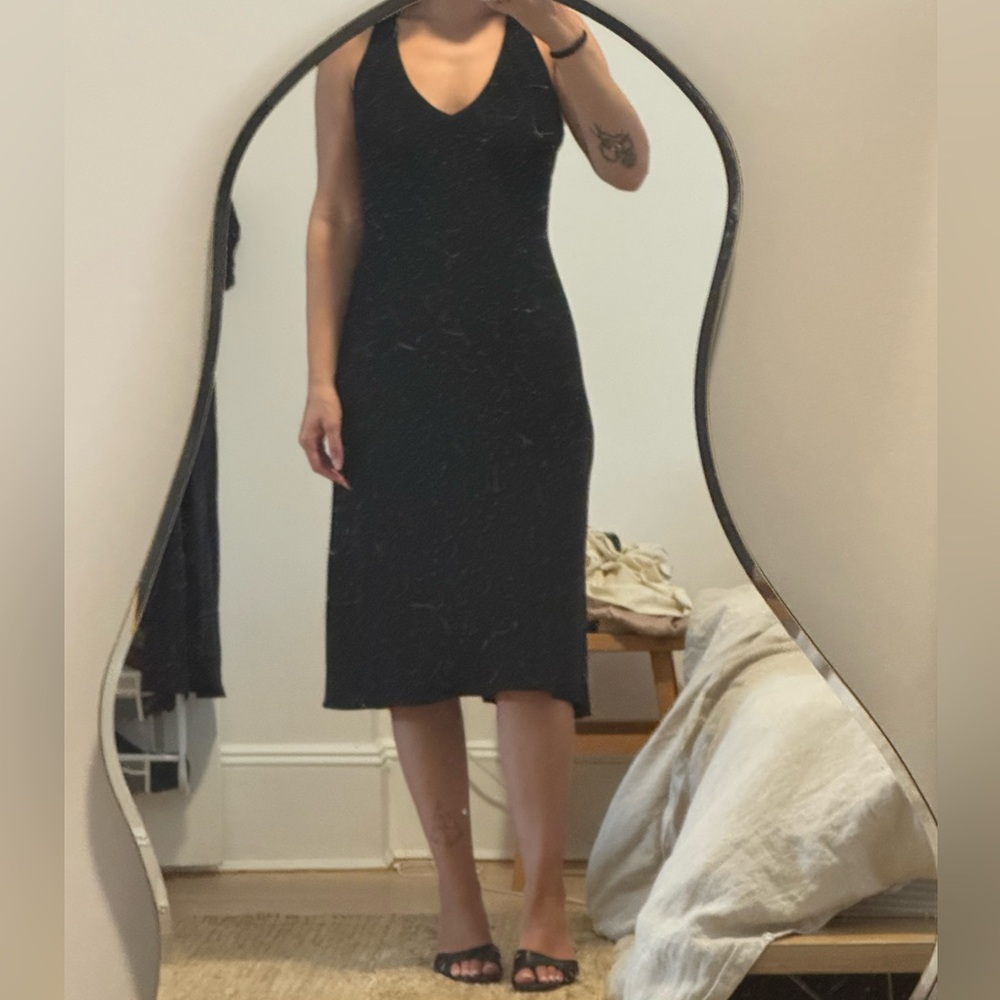 Jones New York Black Backless Dress